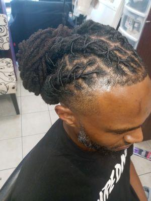 Loc Retwist with Style