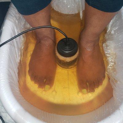 Ionic foot detox machine services