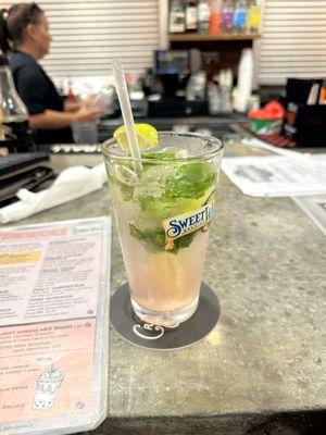 Passion fruit mojito. $7 Wednesdays