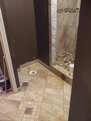 Custom bathroom remodel