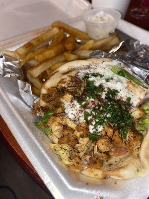 Chicken Gyro Sandwich Combo