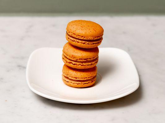 Passion Fruit Mango Macarons