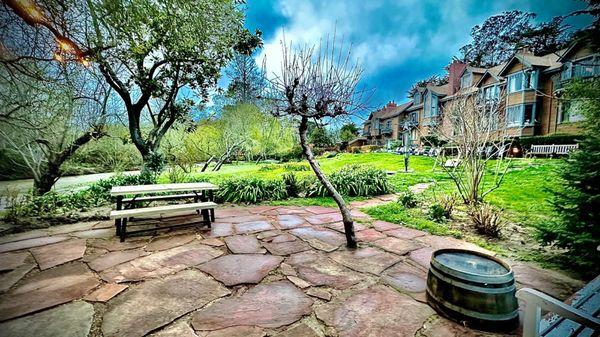 From Creek looking up to Olema House.