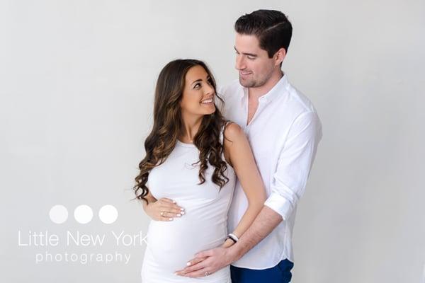 In studio maternity session