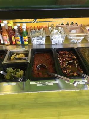 Salsa bar