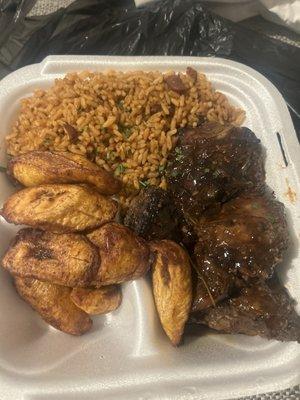 Jer Jerk Chicken with Rice and Peas