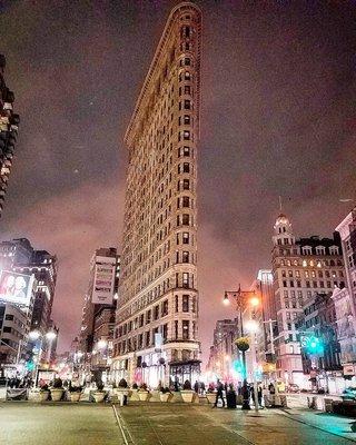 The Flatiron building.