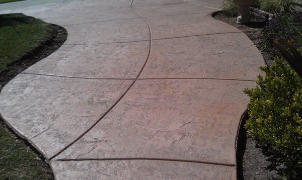 Stamped concrete