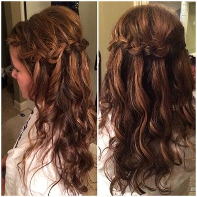 Waterfall braid