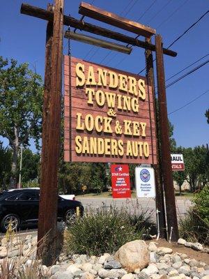 Sanders Outside Sign