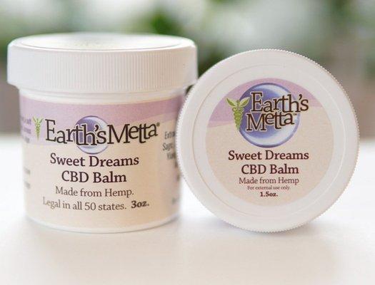 Trouble sleeping? Try our Sweet Dreams CBD balm by Earth's Metta! Made with essential oils & hemp extract Buy: https://buff.ly/2MiqL03