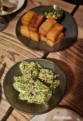 Cucumber Salad, Potato Dauphinoise