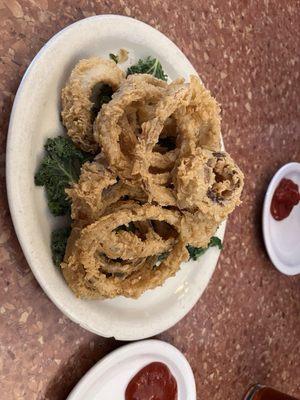 Onion rings (half order) - very good