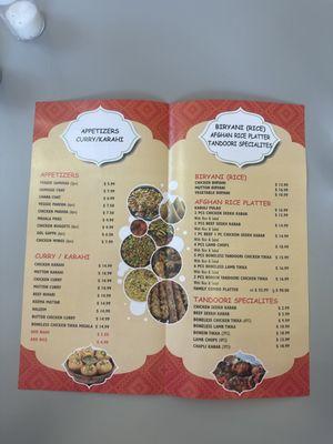 Menu page 2