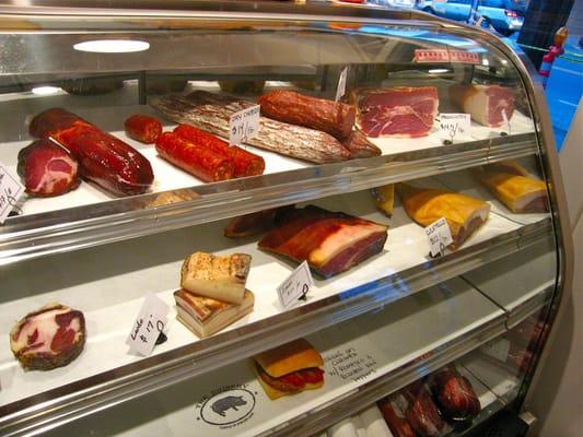 Cured meat case