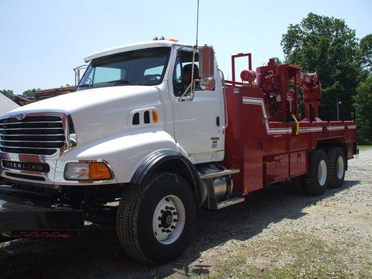 Support Truck for the Drilling Rig