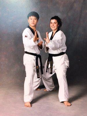 Master Kim and Mrs. Kim many years ago