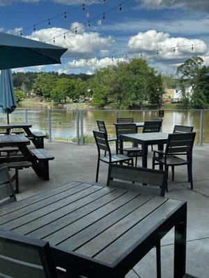 Beautiful view of the west branch of the Susquehanna river. So serene!