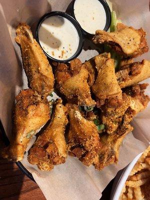 Honey bourbon wings