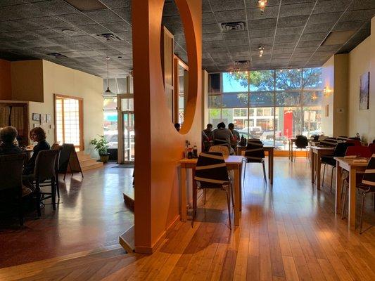 Front door, bar (left), 20th Street outside.