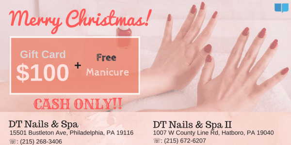 ey guys, we offer some new gift card for each $50,$100,$150, more information please call us: 215-268-3406 #giftcards #dtnail