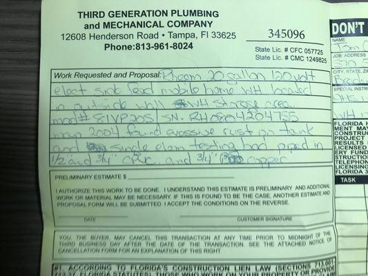 This is what Third Generation Plumbing told me.