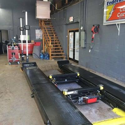 Alignment and Oil Change Bay!