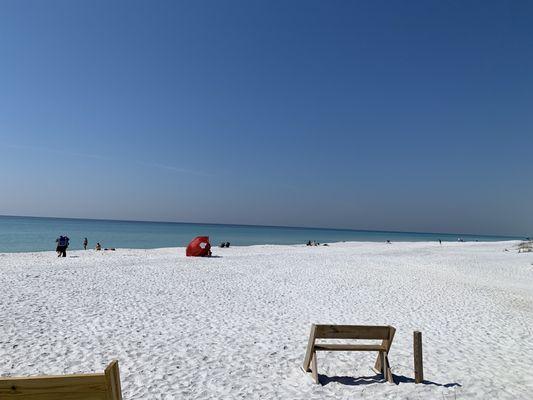 Pristine beach