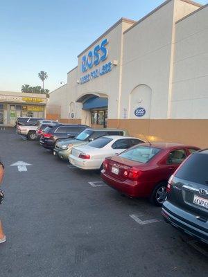 Ross and the parking lot