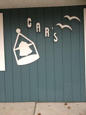 Front of gars bar