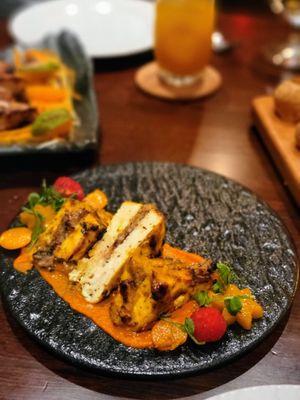 small plate - Tawa Stuffed Paneer