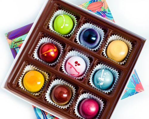 9 bonbon chocolate assorted box