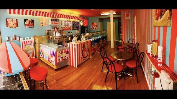 Old School Ice Cream Parlor.