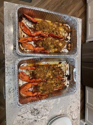 Stuffed lobster