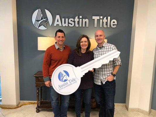 Congratulations @KevinWilson and @ClaireStanforthWilson on the purchase of their new home in Round Rock!