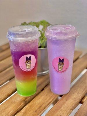 Honeydew Tea * Taro Smoothie (IG: eatingwithkreng)