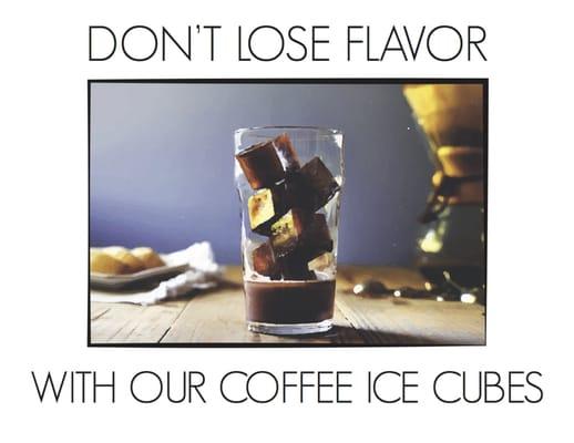 We Freeze Our Iced Coffee to Make Coffee Ice Cubes (CIC)