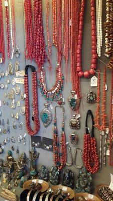 Ethnic beads and jewelry from around the world.