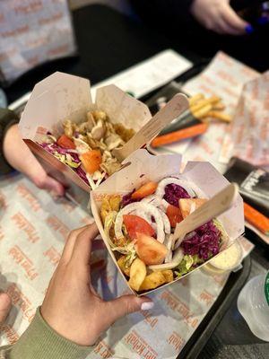 Doner Gym Box & Doner Box Salads and Fries