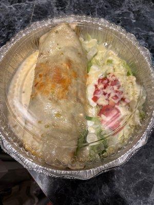 Burrito Enamorado to go