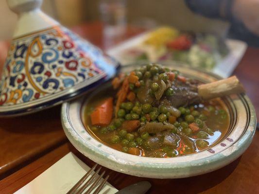 Lamb Tagine with Green Peas