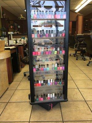 One nail color station