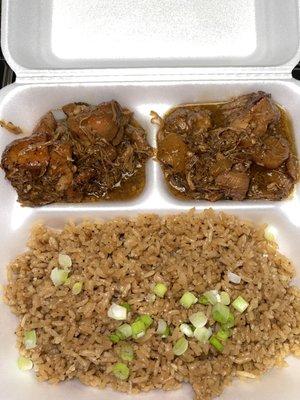 Chicken Adobo & Garlic Fried Rice