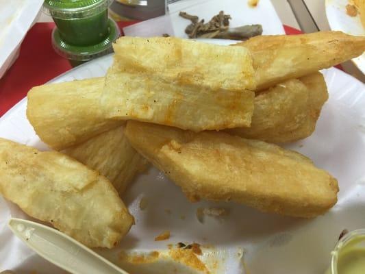 Fried cassava root (yuca)