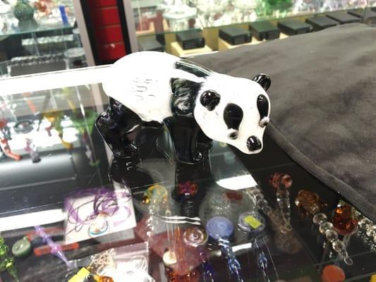 I've been looking for a well crafted, nice looking panda pipe for 2 years now and I finally found it at La Mesa Smoke Shop!!