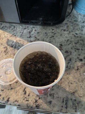 Coke barely full