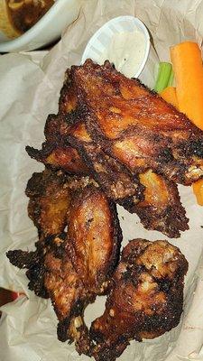 Dry rub chicken wings. The best