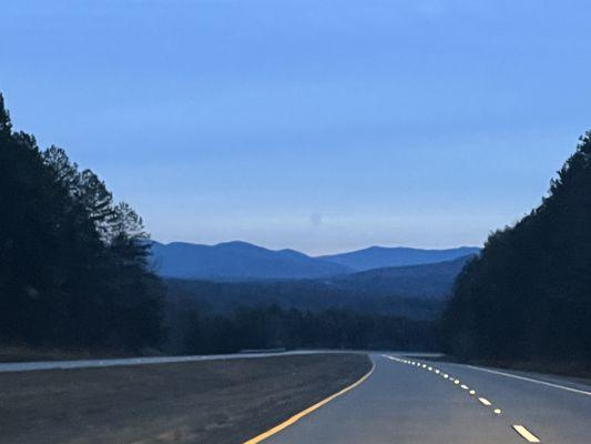 Eastbound from Atlanta to Blairsville