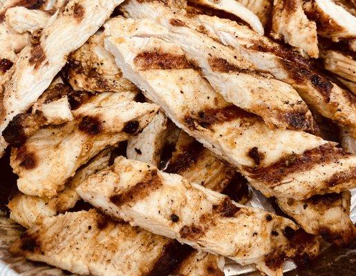 Side of grilled chicken