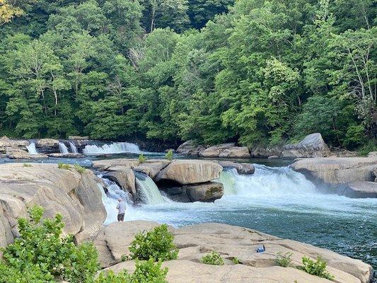 Valley Falls Waterfalls nearby